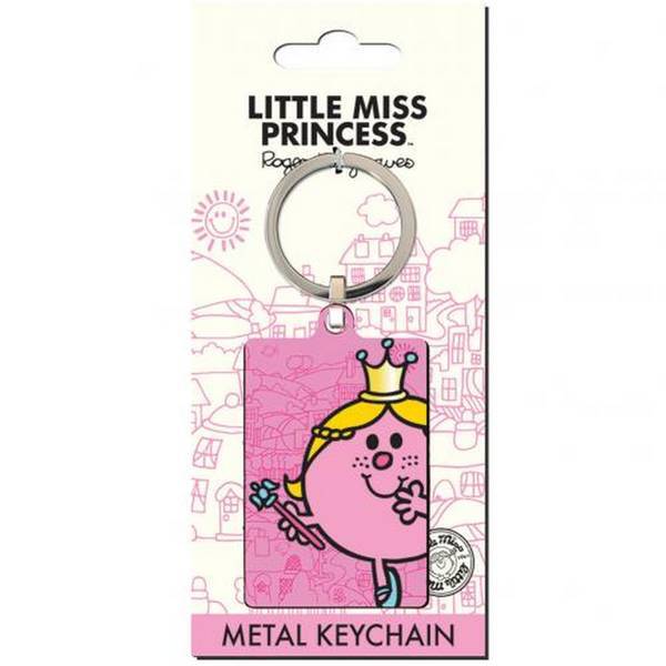 Metal Key Ring with Character Print on Both Sides