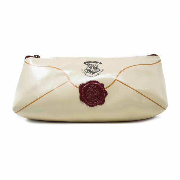 Barrel Pencil Case with Hogwarts Letter Design, 23 x 10 x 7 cm