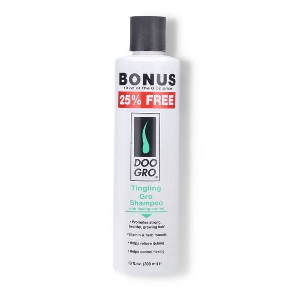 Tingling Shampoo with Flaking Control for Hair Cleansing 8oz