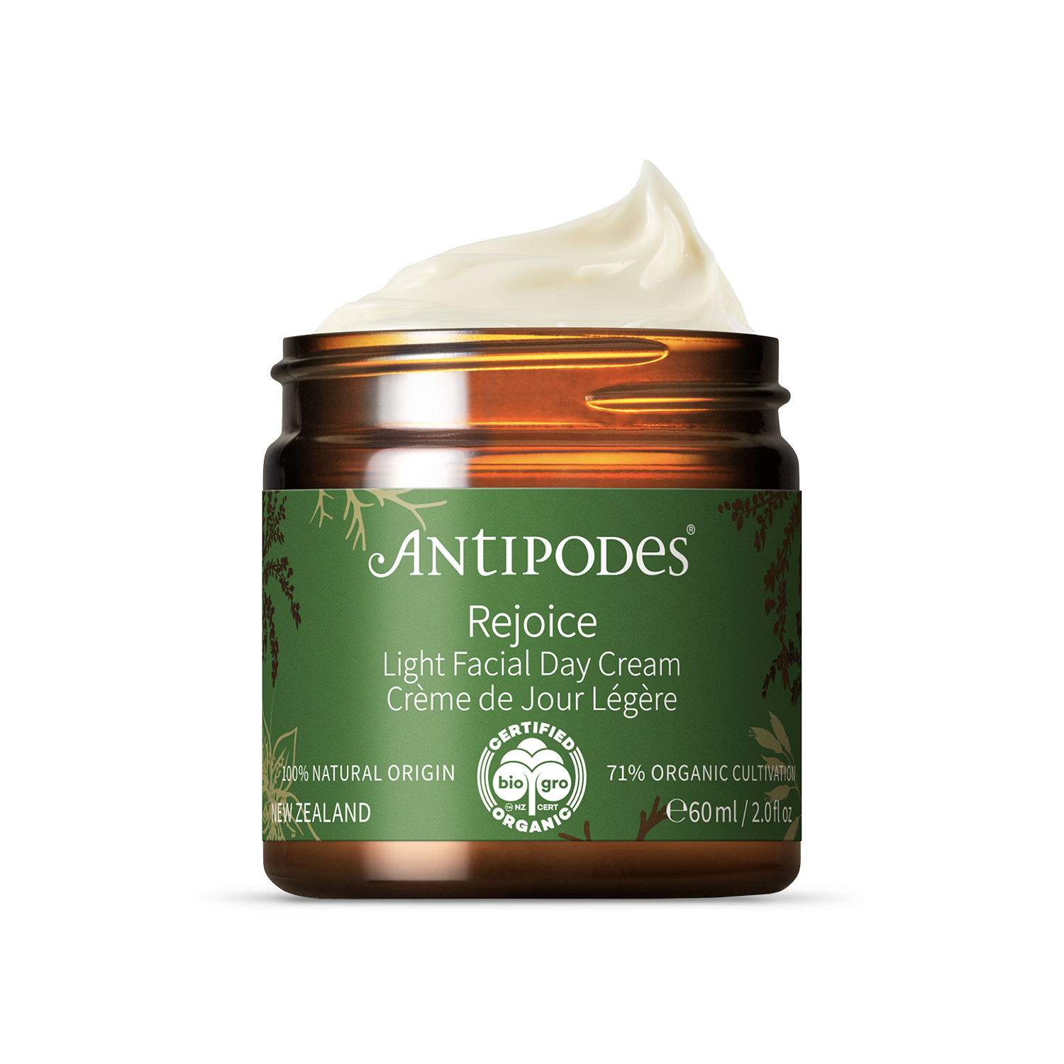 Light Non-Oily Facial Day Cream with Avocado and Manuka Oil 60ml
