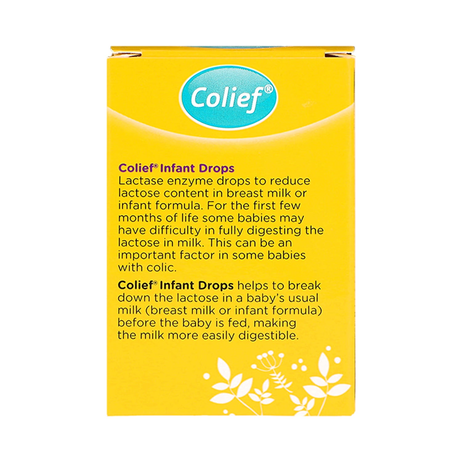 Lactase Enzyme Infant Drops for Colic 7ml 42 Servings