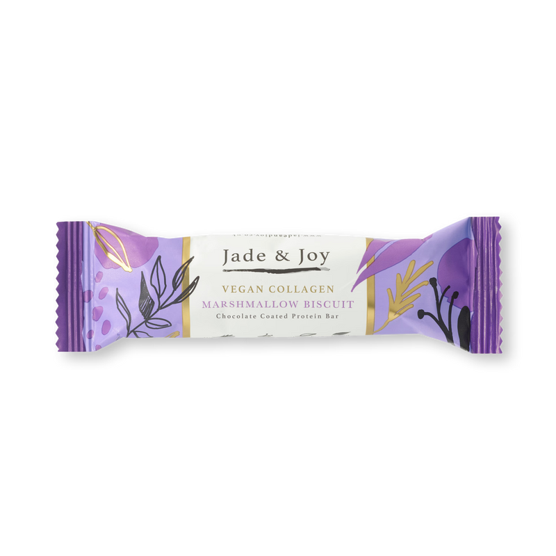 Vegan Collagen Protein Bar with Marshmallow Biscuit 50g