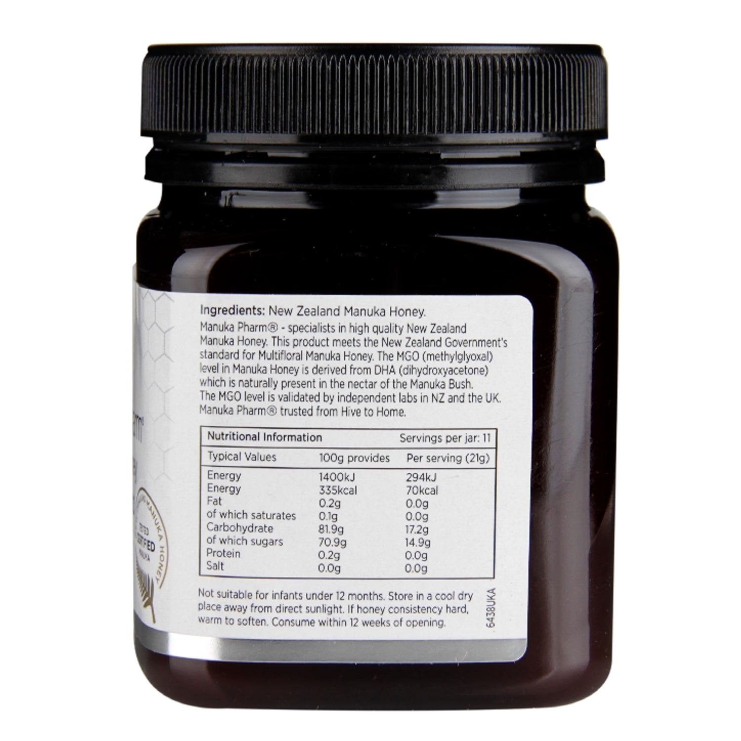 Manuka Honey with MGO 40 Rating 250g