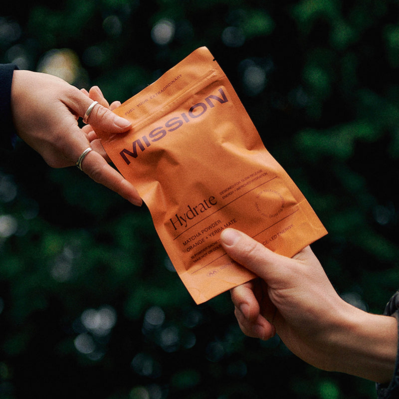 Hydrating Matcha Orange Yerba Mate Powder 30 Sachets