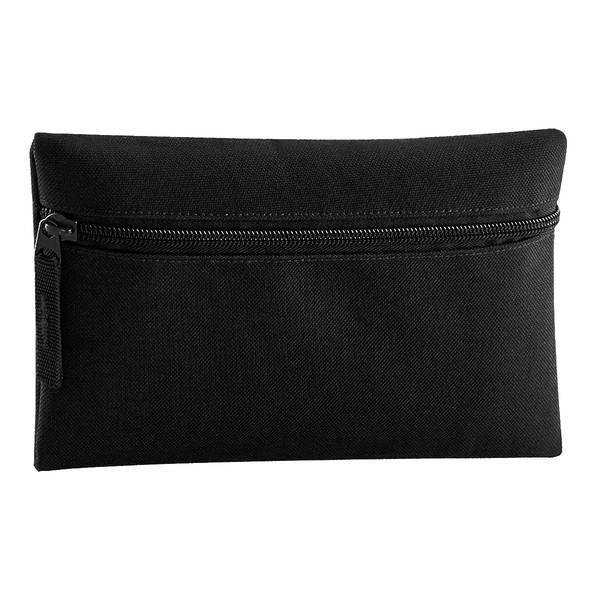 Block Colour Zippered Pencil Case Pack of 2 (21 x 14cm)