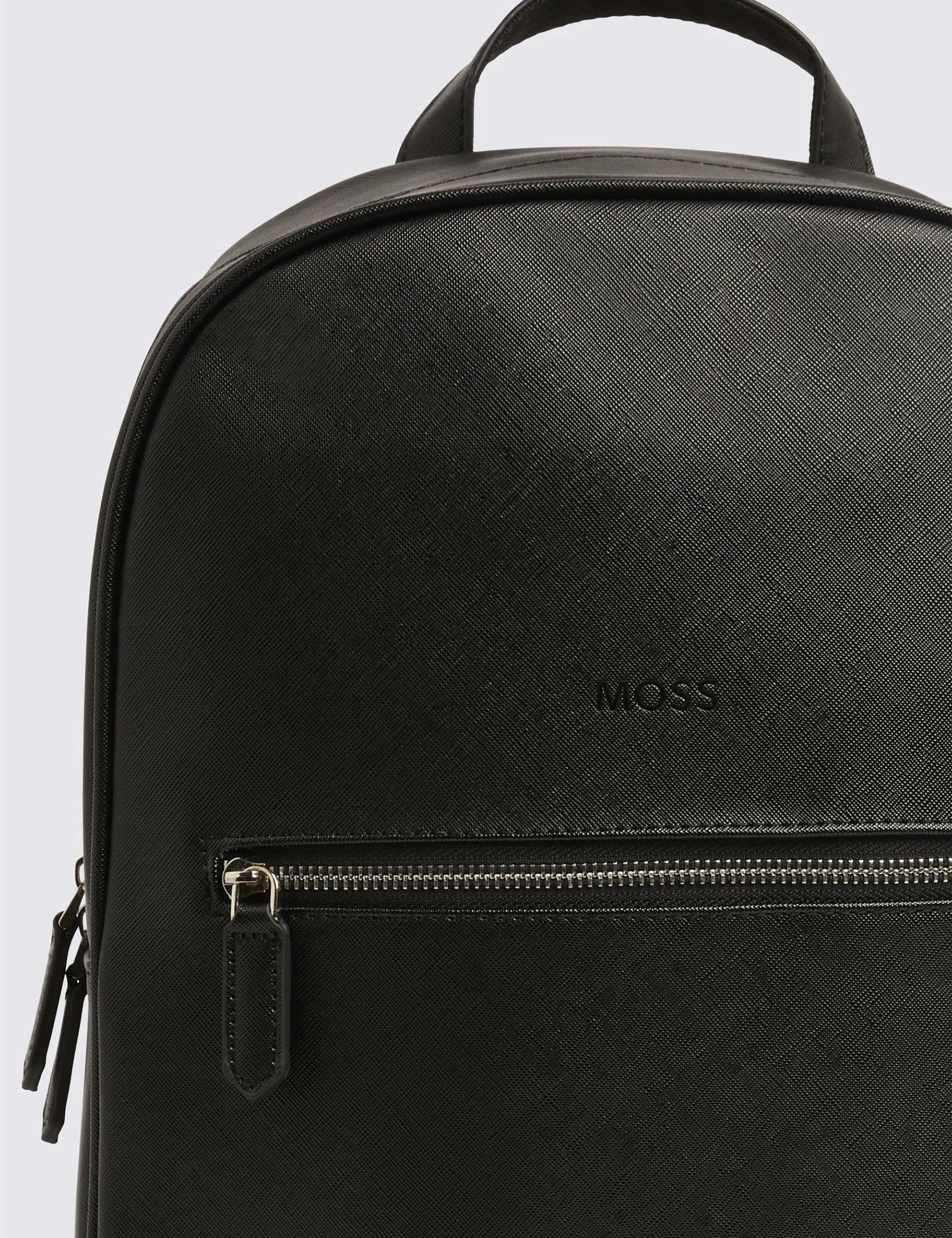 Moss Saffiano backpack in faux leather, UK version