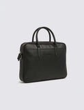 Moss Saffiano briefcase faux leather 86x253mm, imported from the UK