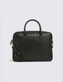 Moss Saffiano briefcase faux leather 86x253mm, imported from the UK