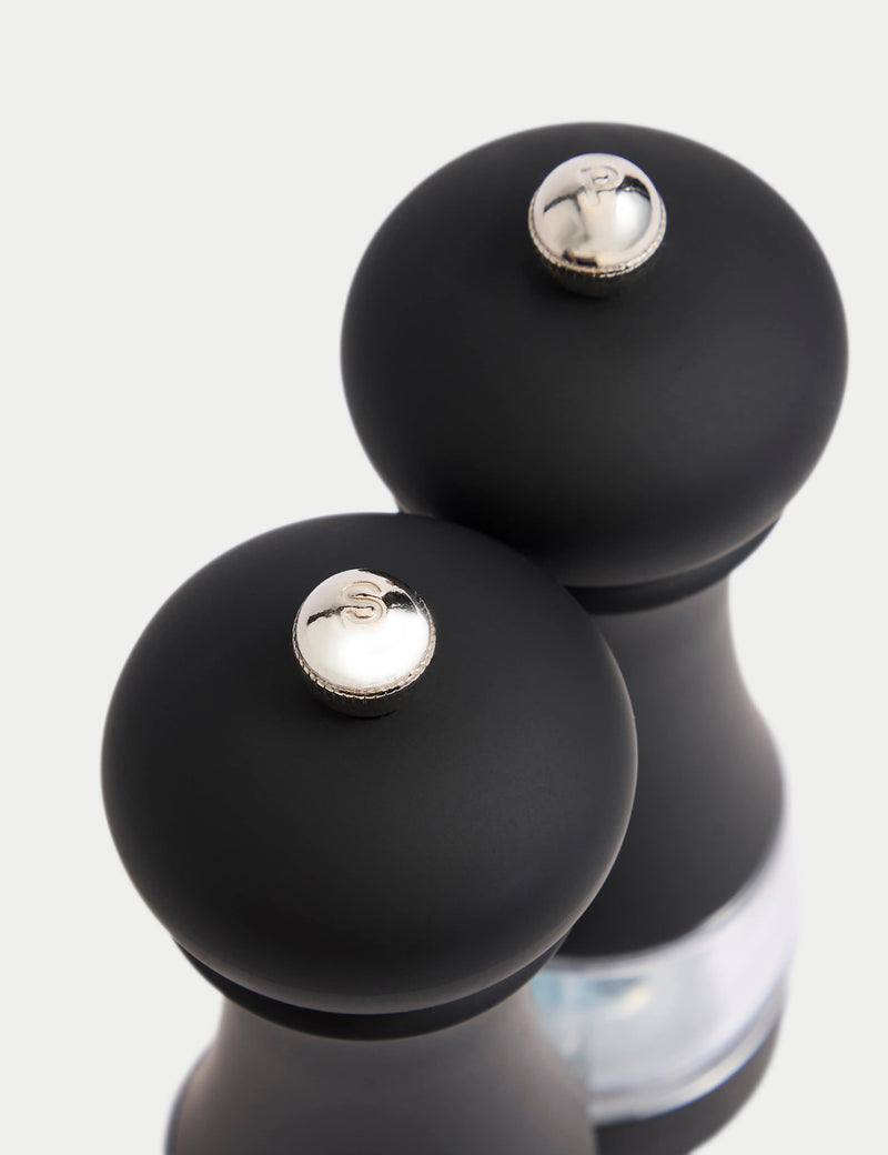 Salt and pepper mills two-piece set (British brand)