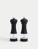 Salt and pepper mills two-piece set (British brand)