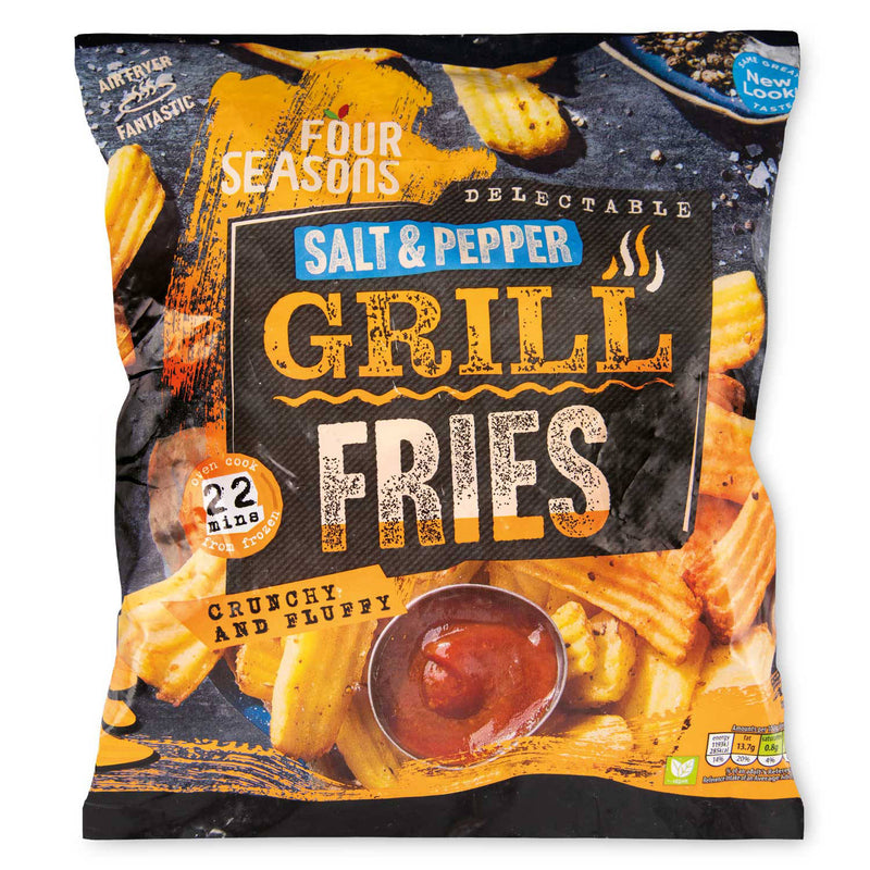 Salt and Pepper Grill Fries snack - British product