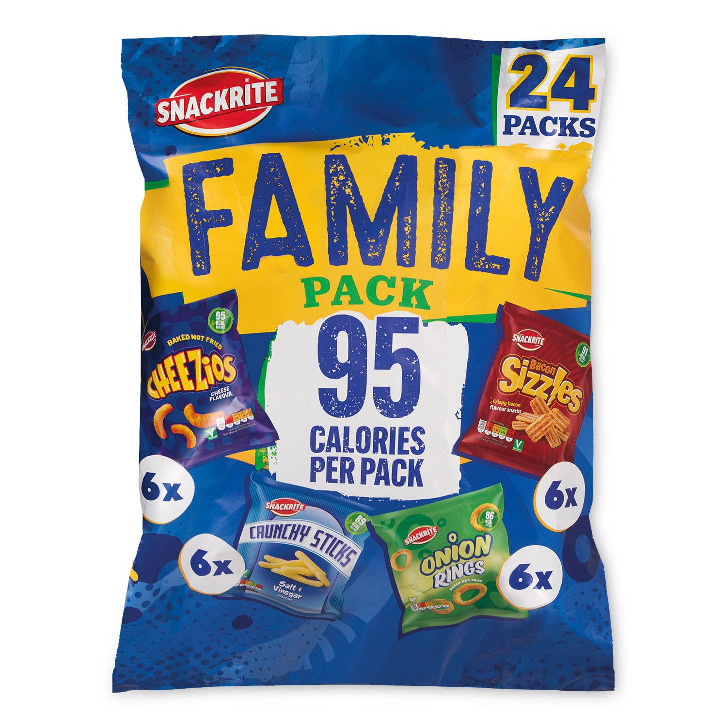 Crunchy sticks salt and vinegar flavour 24 pack - British product