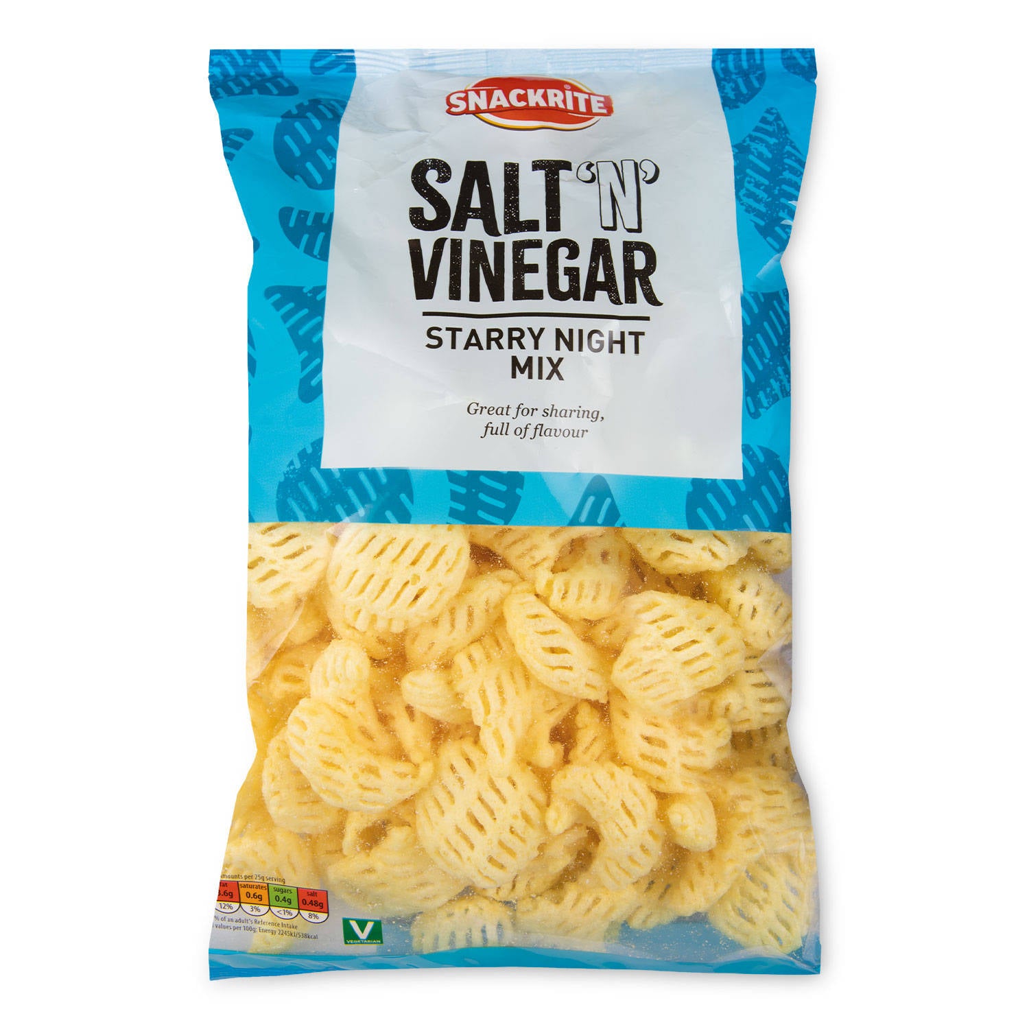 Salt and vinegar Starry Night snack mix, imported from the UK
