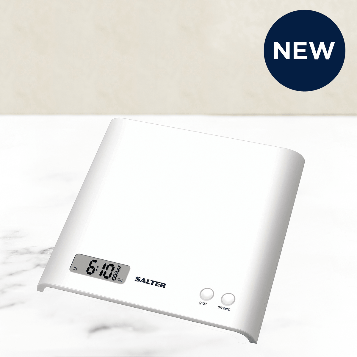 Salter Electronic Platform Scale White (British brand)