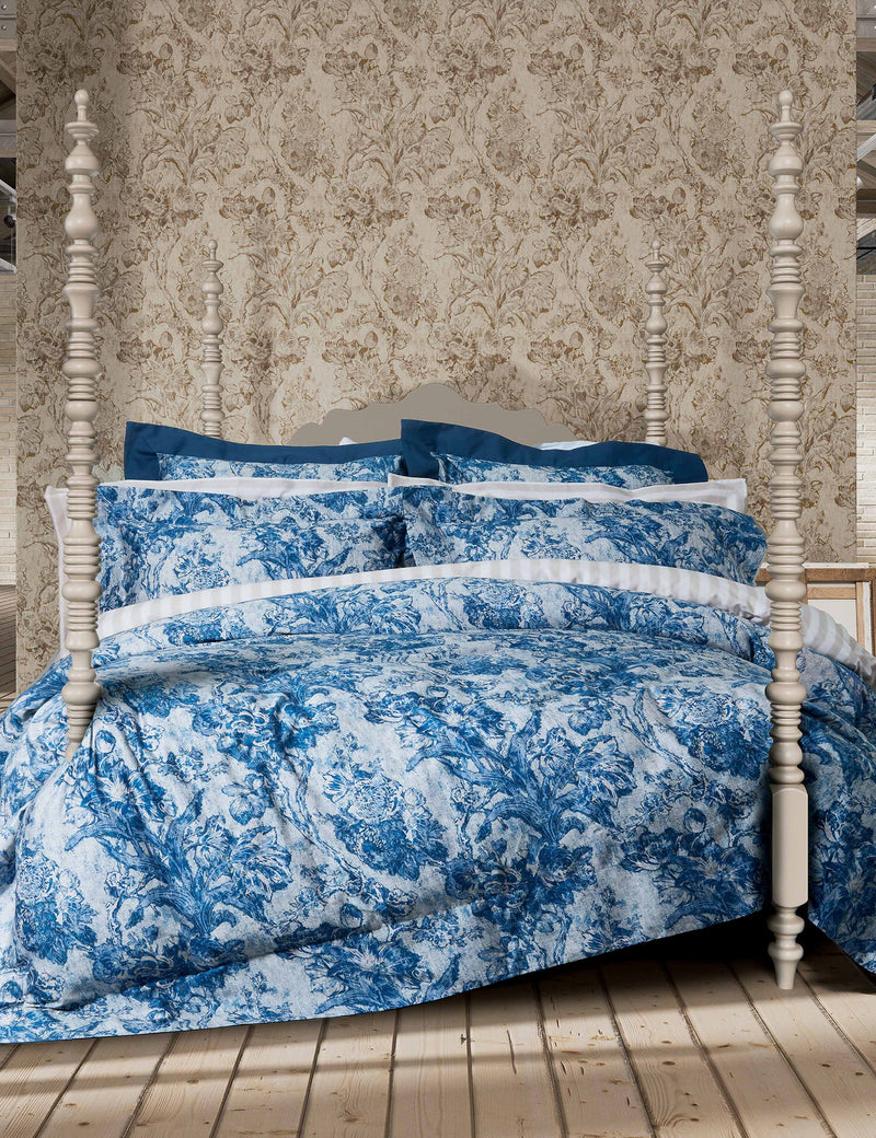 Sanderson Fringed Tulip Toile bedset - British product