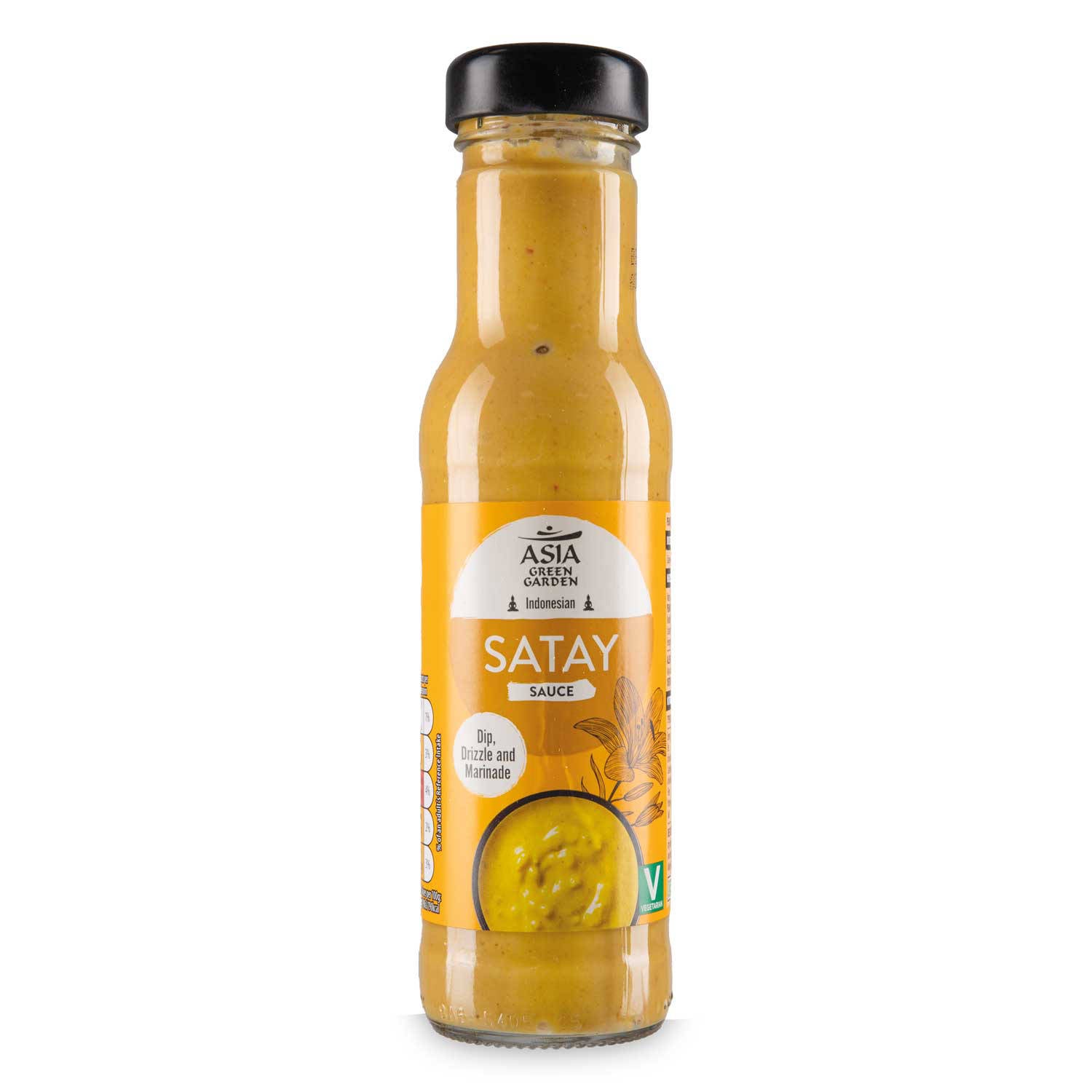 Satay sauce with coconut cream, versatile condiment, UK version