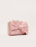 Phase Eight satin bow chain strap clutch bag, UK version