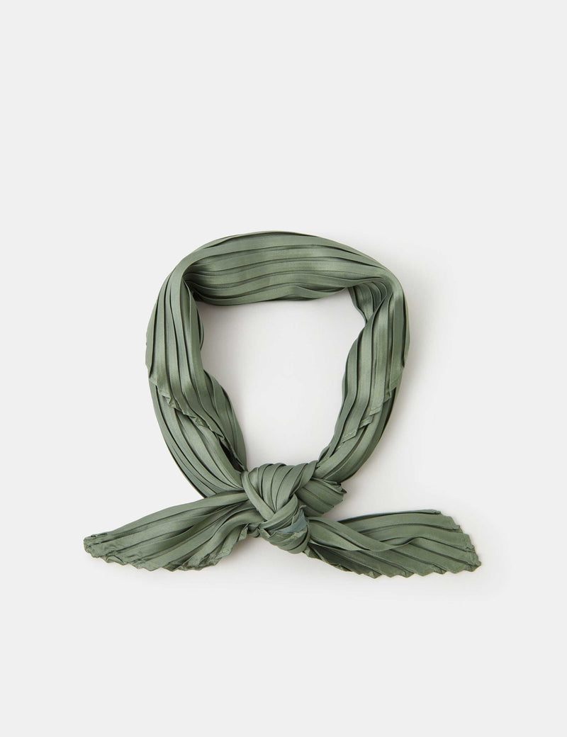Accessorize satin pleated scarf square shape (British brand)