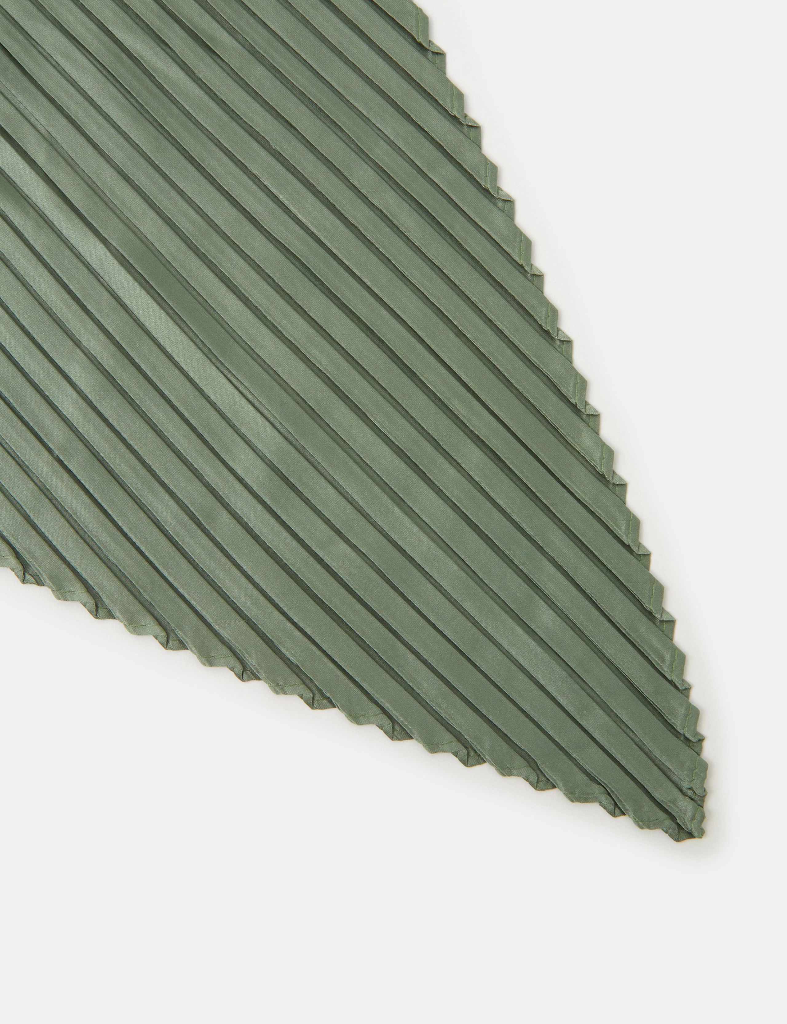 Accessorize satin pleated scarf square shape (British brand)