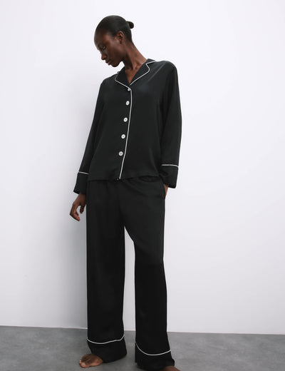 M&S Autograph Sateng Revere Pyjamassett- Kjøp online hos McGrocer