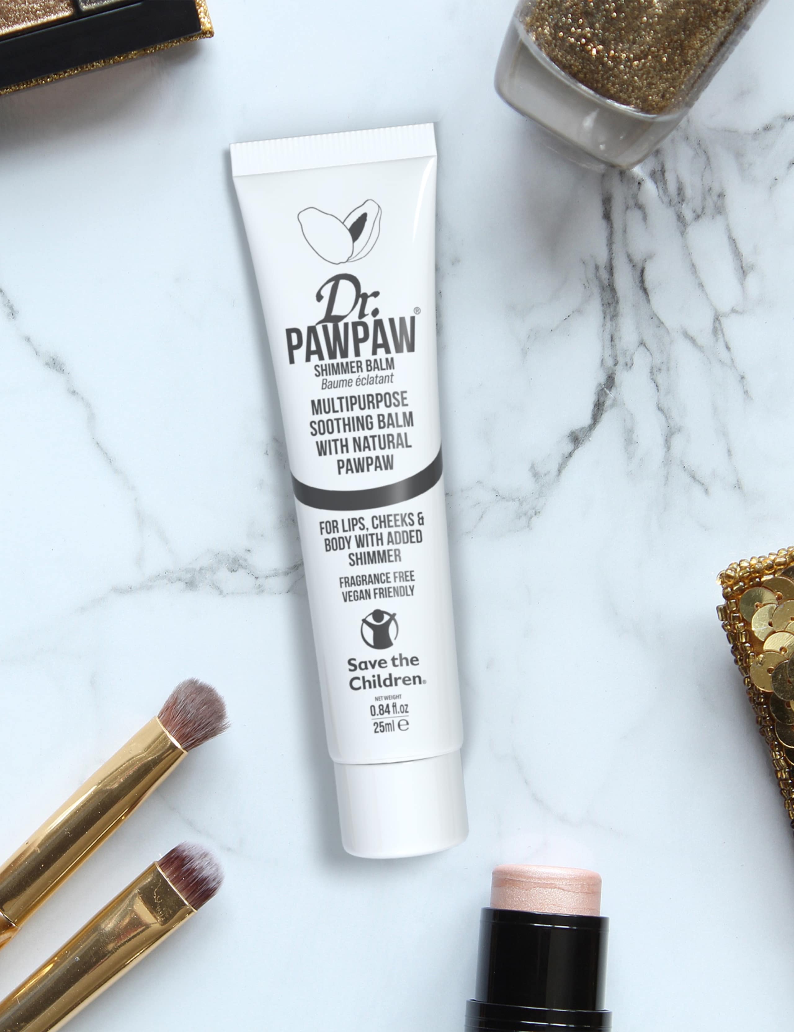 Dr.PAWPAW shimmer balm 25ml for lips and skin (British brand)