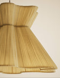 Scallop pleated fabric ceiling lamp shade, imported from the UK