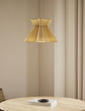 Scallop pleated fabric ceiling lamp shade, imported from the UK