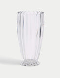 Scallop Tapered Glass Vase
