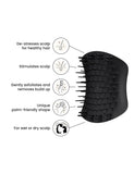 Tangle Teezer scalp brush Onyx Black 36g (British brand)