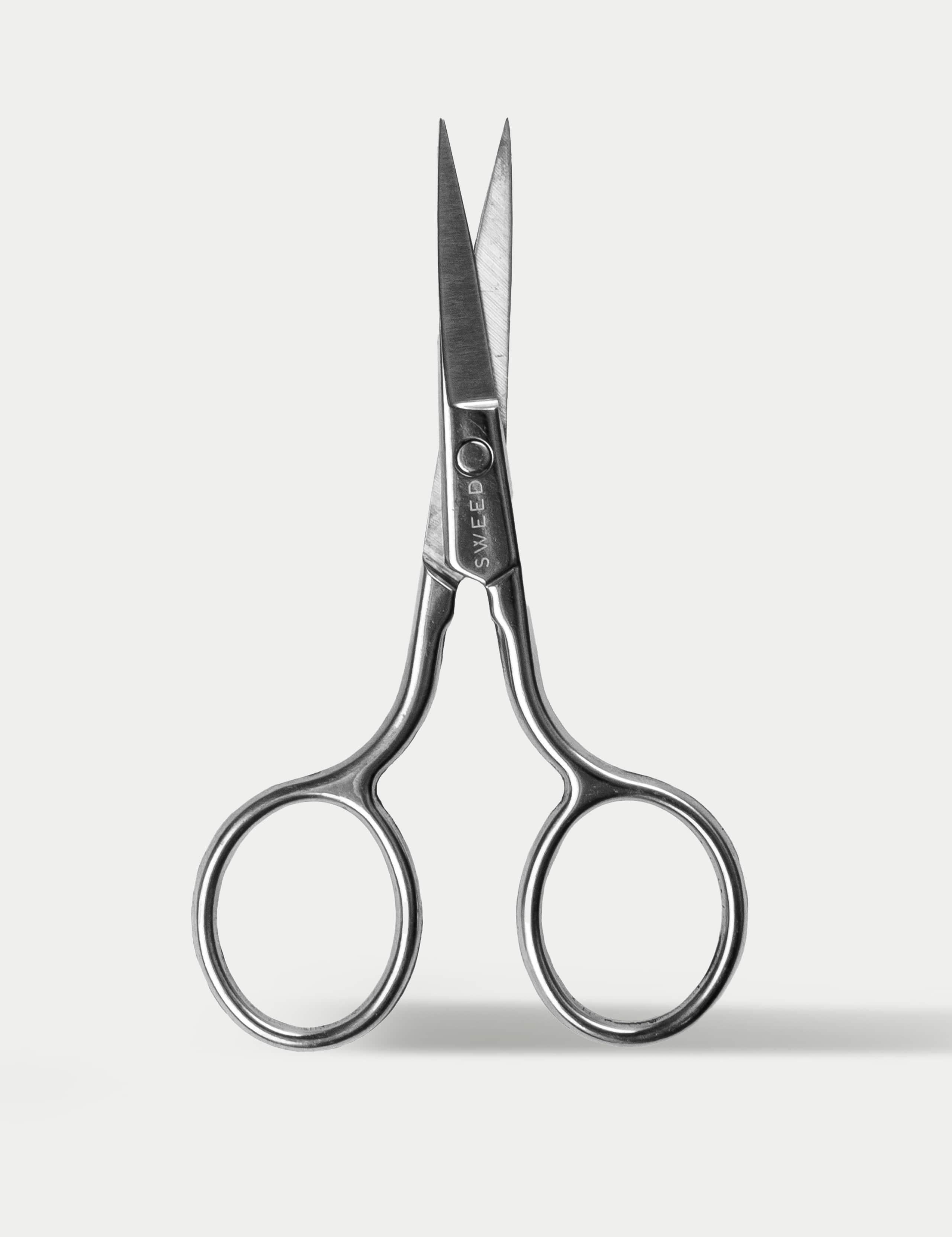 Sweed stainless steel scissors for brows and lashes - British product