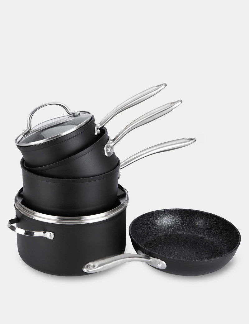 Scratch Guard non-stick pan set of 5 (British brand)