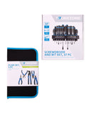 Pliers screwdriver set 5-piece tool pouch (British brand)
