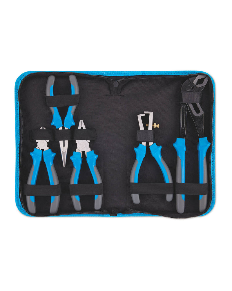 Pliers screwdriver set 5-piece tool pouch (British brand)