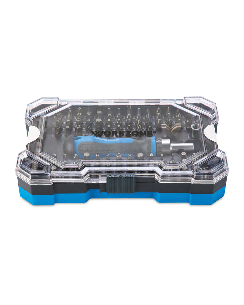 Screwdriver bit set 99 pieces with 6.35mm drive bits (British brand)