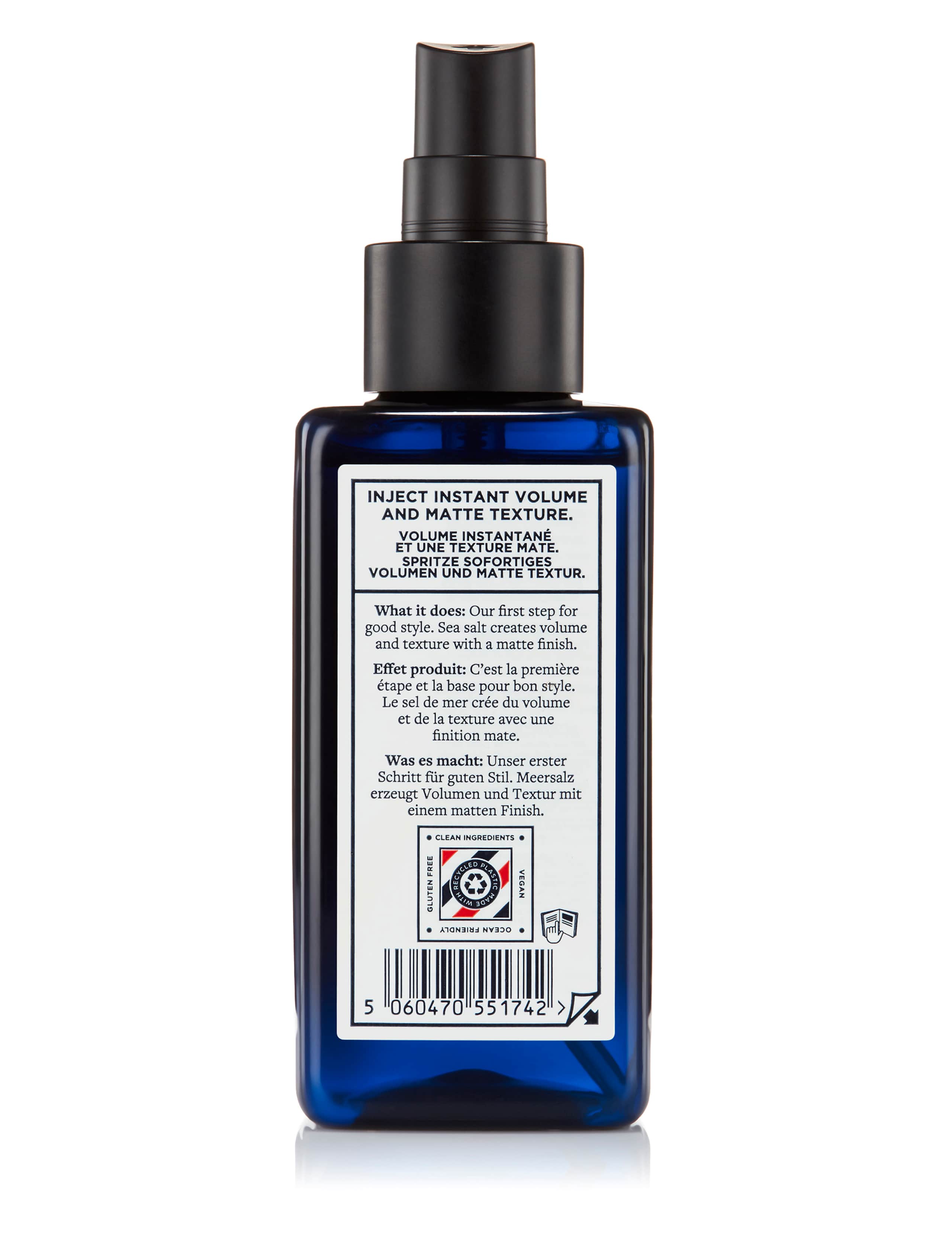 Murdock sea salt hair styling spray 150ml (British brand)