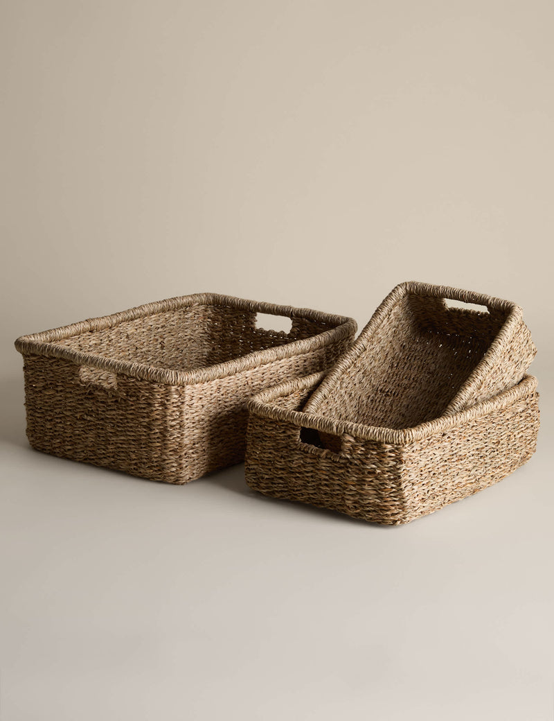Seagrass Large Rectangular Basket