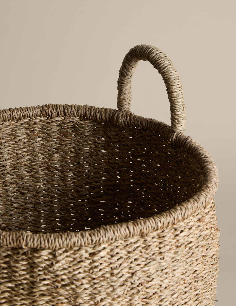 Seagrass medium tall basket 30x40x40cm (British brand)