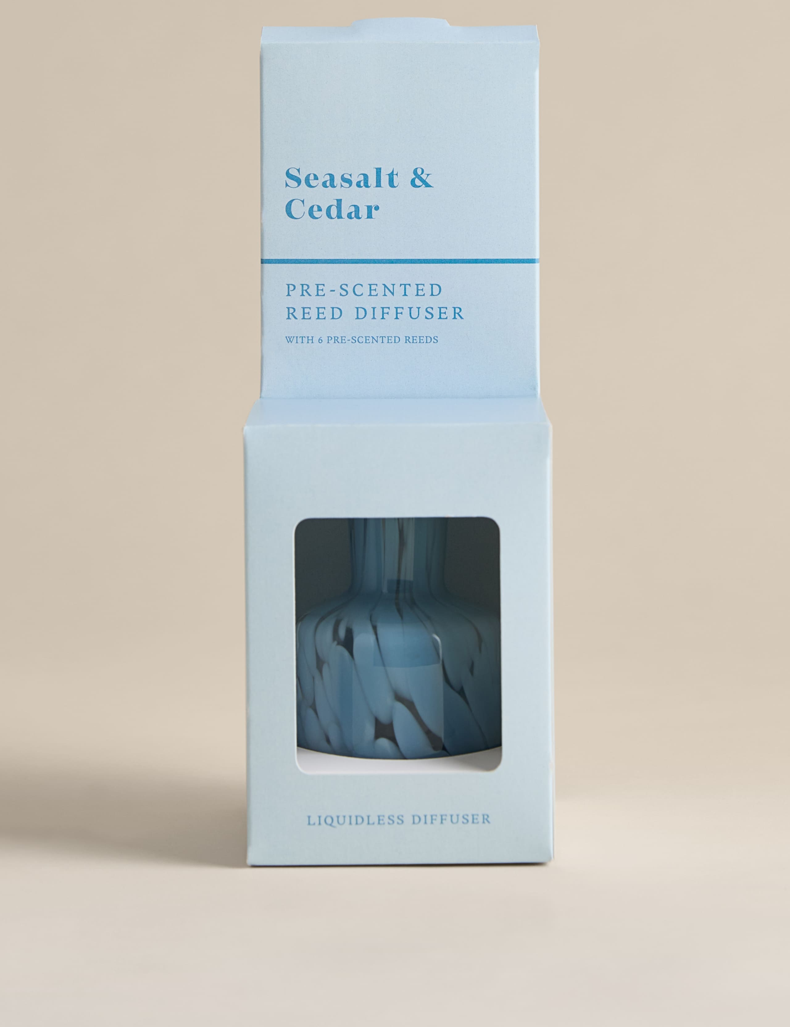 Seasalt & Cedar pre-scented reed diffuser, UK version