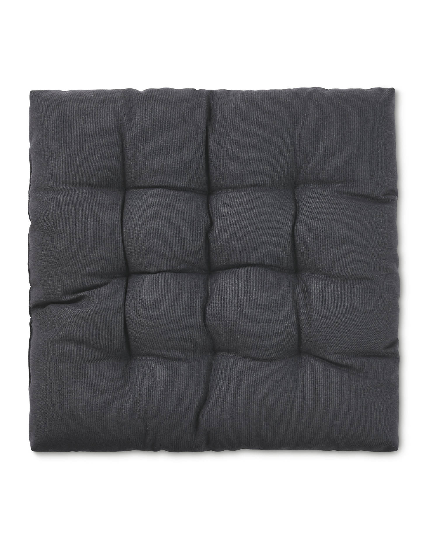 Seat Cushions 2 Pack 40cm x 40cm, Square or Round, Grey Print, Anthracite or Beige