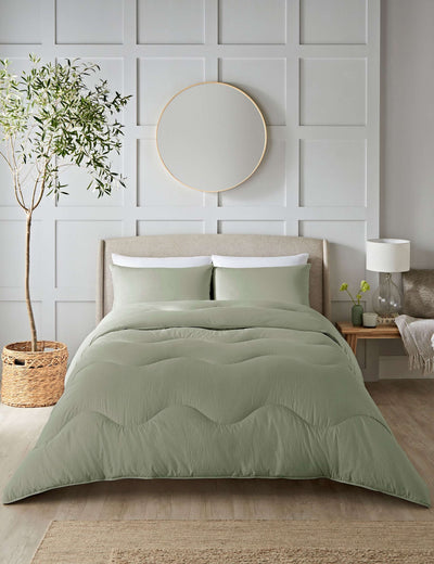 M&S Night Lark Seersucker 4.5 Tog Coverless Duvet Set- Buy online at McGrocer