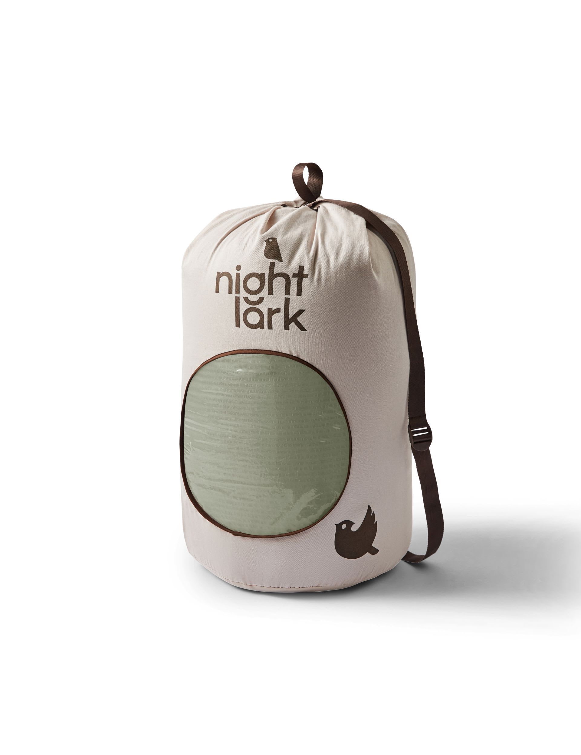 Night Lark seersucker 4.5 tog coverless duvet set (British brand)