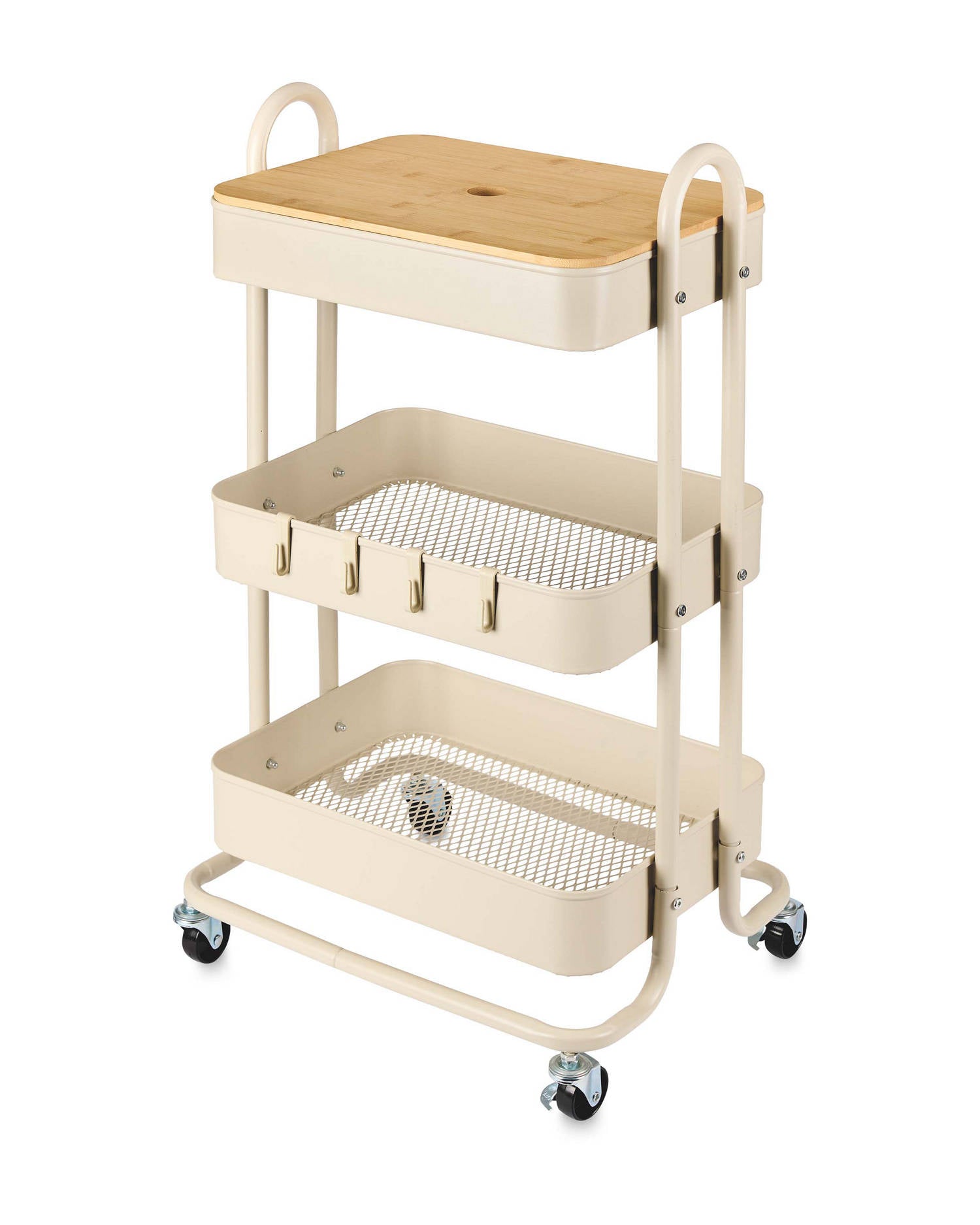 Serving trolley with four castors for home - British product