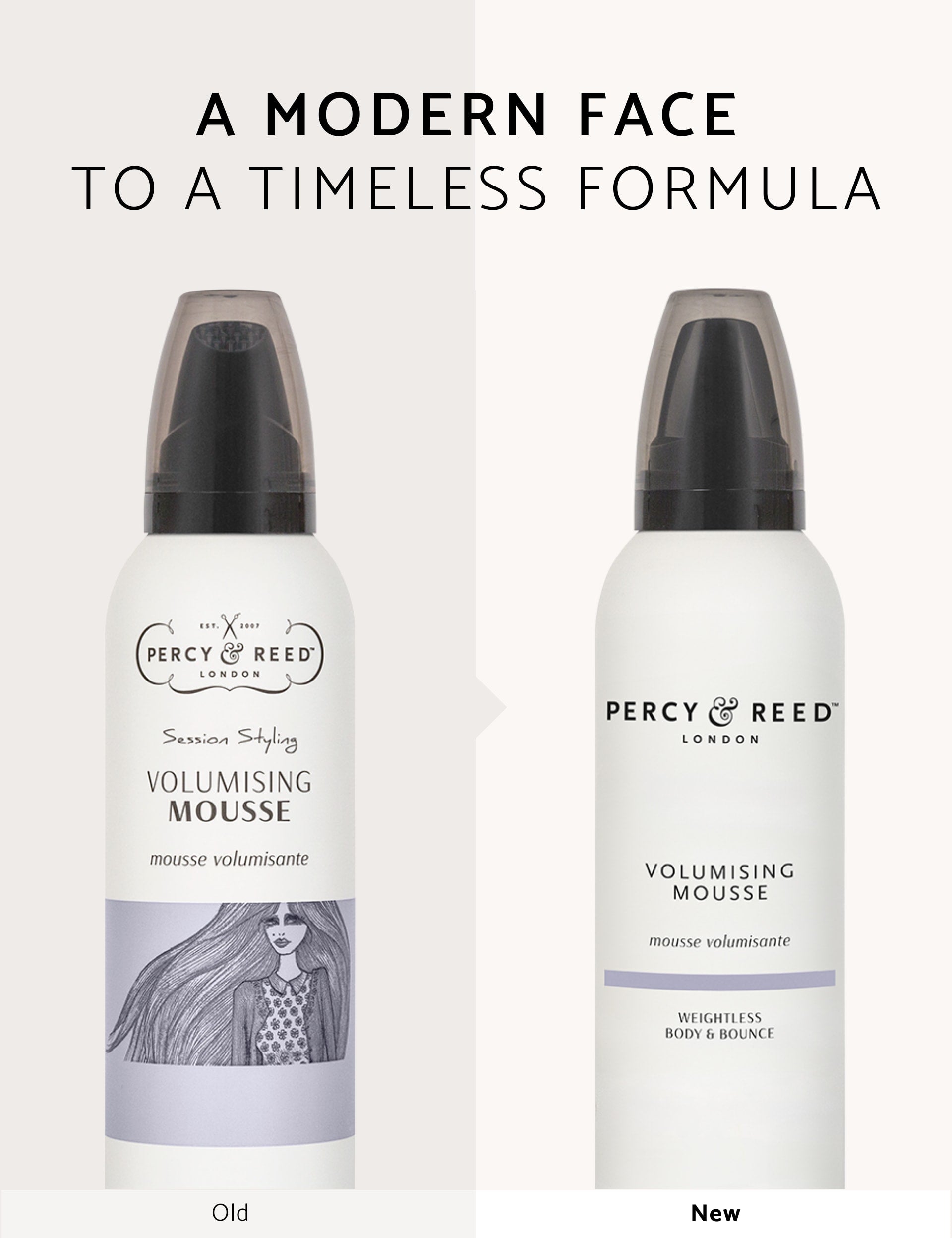 Percy & Reed volumising mousse 200ml (British brand)