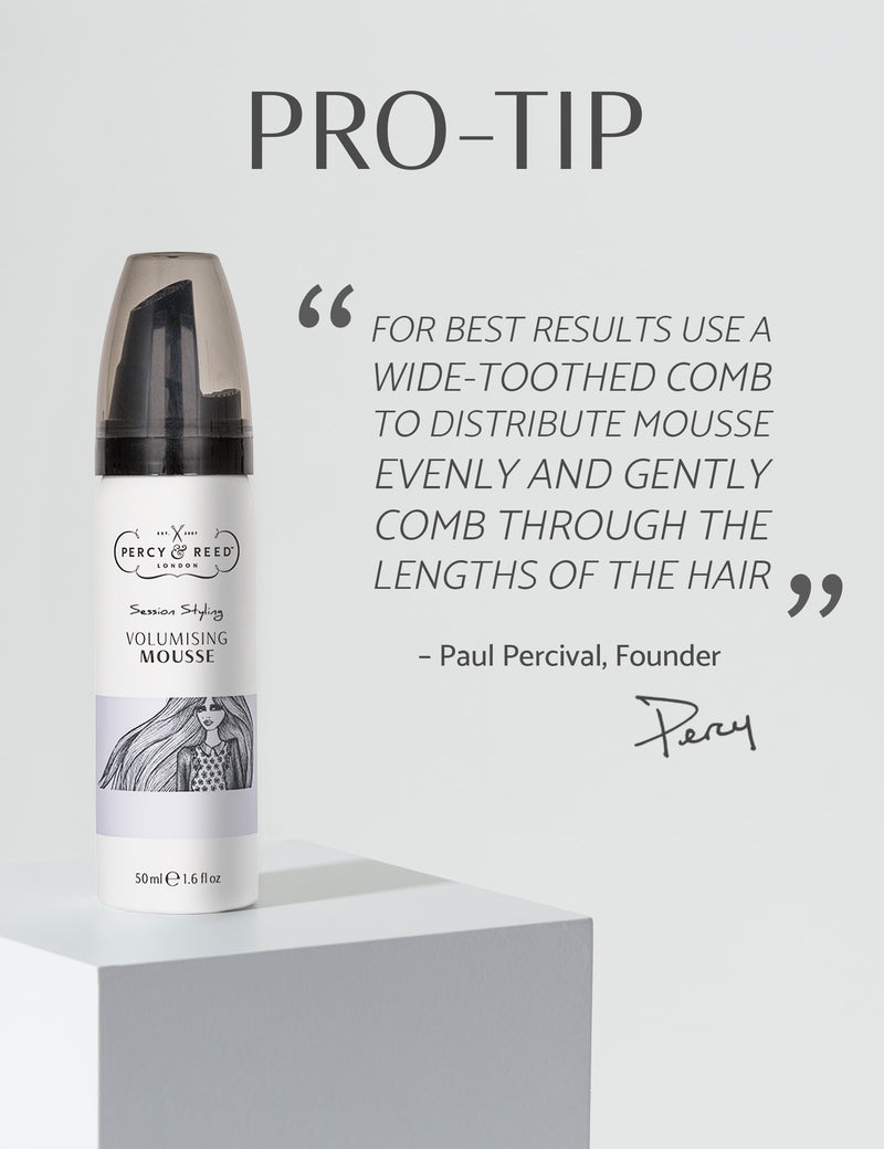 Percy & Reed volumising mousse 50ml - British product
