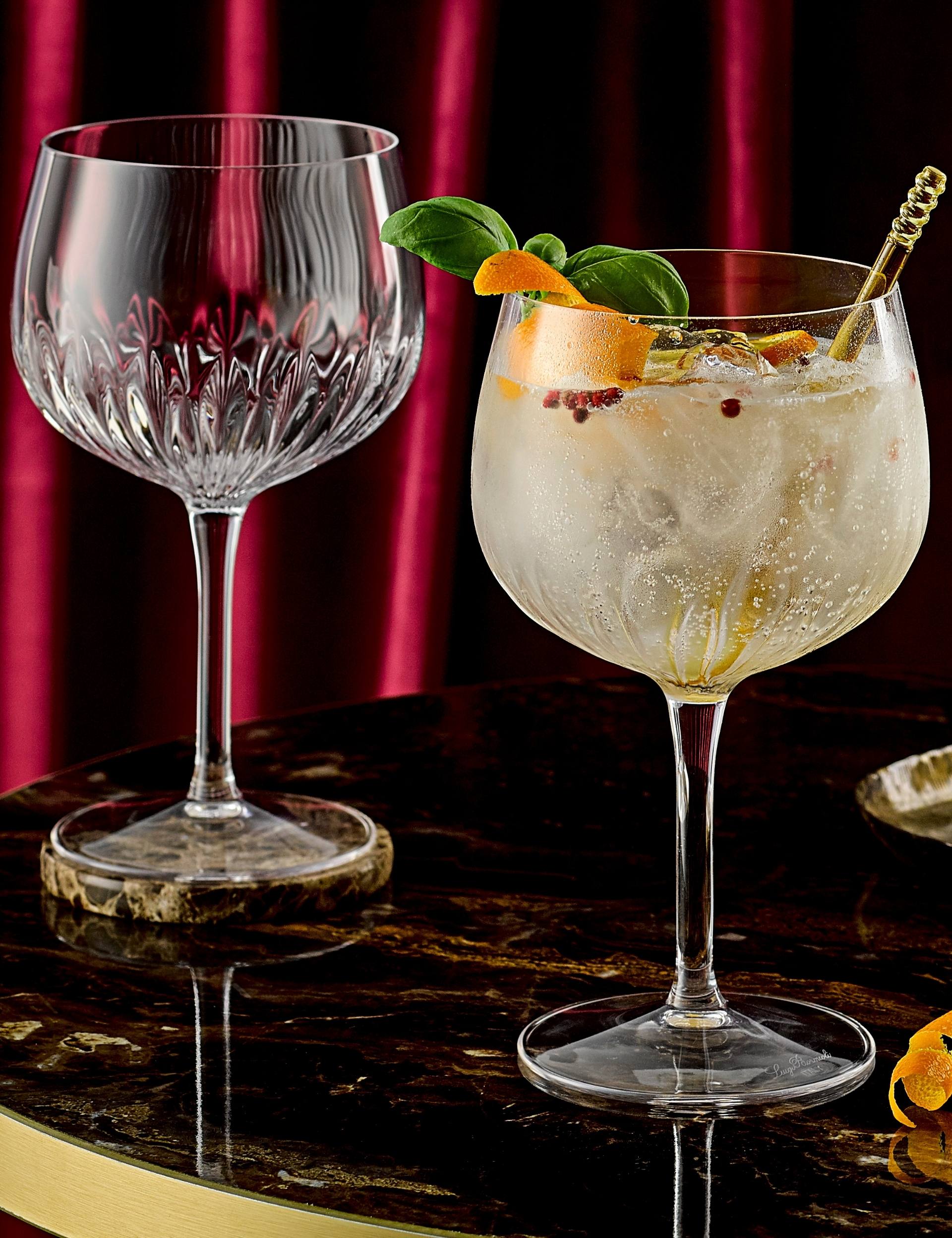 Luigi Bormioli American gin glasses set of 2 (British brand)