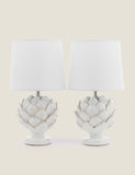 Laura Ashley artichoke table lamps set of two, imported from the UK