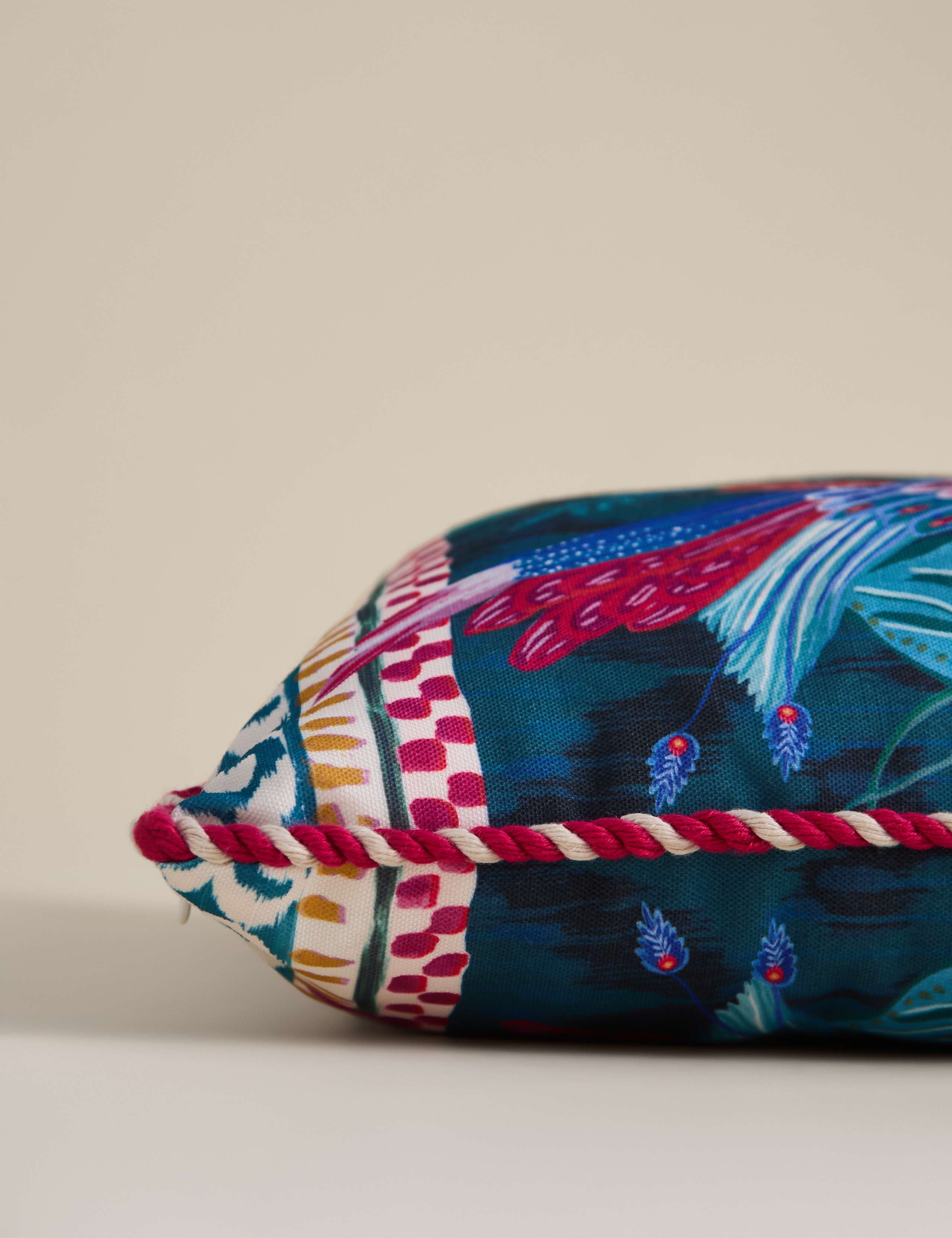 Bird outdoor cushions set of 2 square, imported from the UK