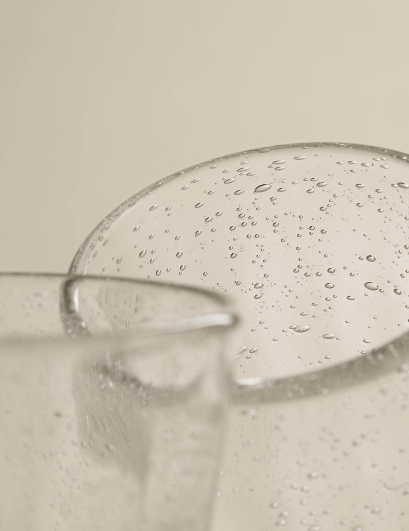 Bubble wine glasses set of 2 with captured bubbles, UK version