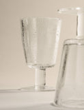 Bubble wine glasses set of 2 with captured bubbles, UK version