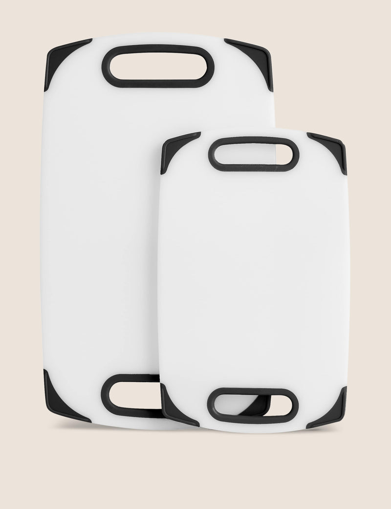 Set of 2 plastic chopping boards (British brand)